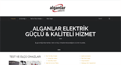 Desktop Screenshot of alganlarelektrik.com